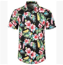 Load image into Gallery viewer, 5 Style men's Hawaiian Beach Shirt Floral Fruit Print Shirts Tops Casual Short Sleeve Summer Holiday Vacation Fashion Plus size
