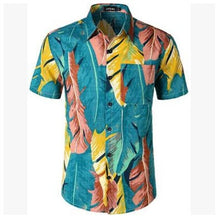 Load image into Gallery viewer, 5 Style men's Hawaiian Beach Shirt Floral Fruit Print Shirts Tops Casual Short Sleeve Summer Holiday Vacation Fashion Plus size

