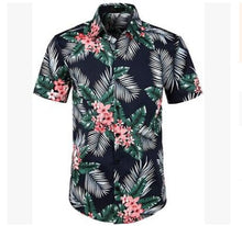 Load image into Gallery viewer, 5 Style men's Hawaiian Beach Shirt Floral Fruit Print Shirts Tops Casual Short Sleeve Summer Holiday Vacation Fashion Plus size
