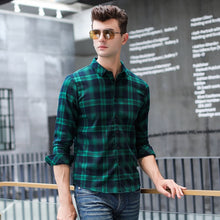 Load image into Gallery viewer, COODRONY Brand Long Sleeve Shirt Men Spring Autumn Fashion Plaid Mens Shirts New Arrival Business Casual Camisa Masculina C6003
